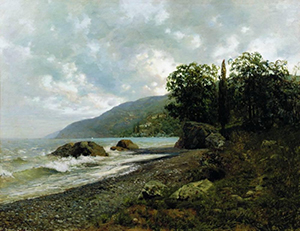 Левитан И. Крымский пейзаж. 1887