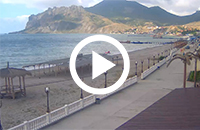 Веб камера Крыма транслирующая изображение пляжа Коктебеля с отличным качеством.